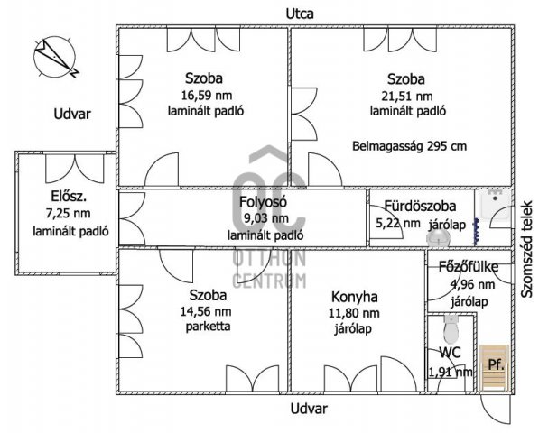 Eladó családi ház, Csanádpalotán 13 M Ft, 3 szobás