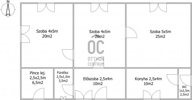 Eladó családi ház, Nyársapáton 25.5 M Ft, 3 szobás