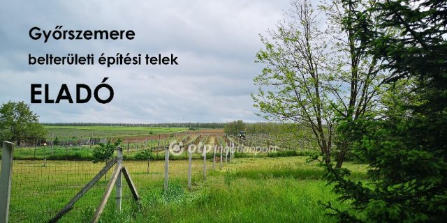 Eladó telek, Győrszemerén 10.9 M Ft / költözzbe.hu