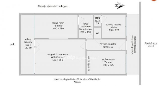 Eladó panellakás, Salgótarjánban 25.8 M Ft, 2+1 szobás
