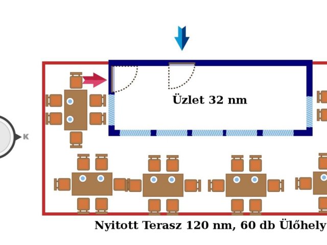 Eladó üzlethelyiség, Hajdúnánáson, Fürdő utcában 13.9 M Ft