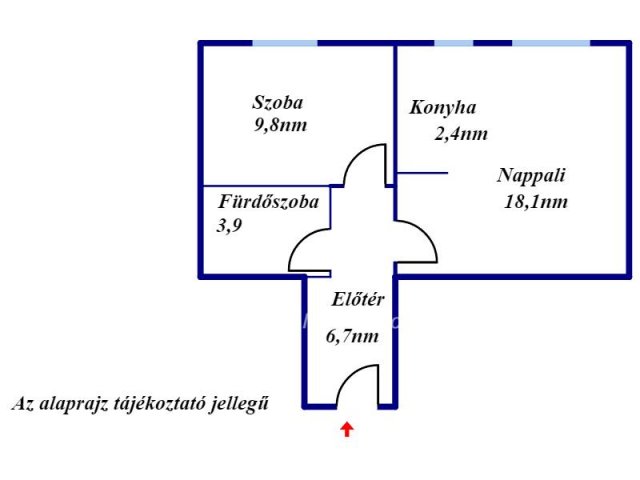 Eladó téglalakás, Albertirsán 37.5 M Ft, 1+1 szobás