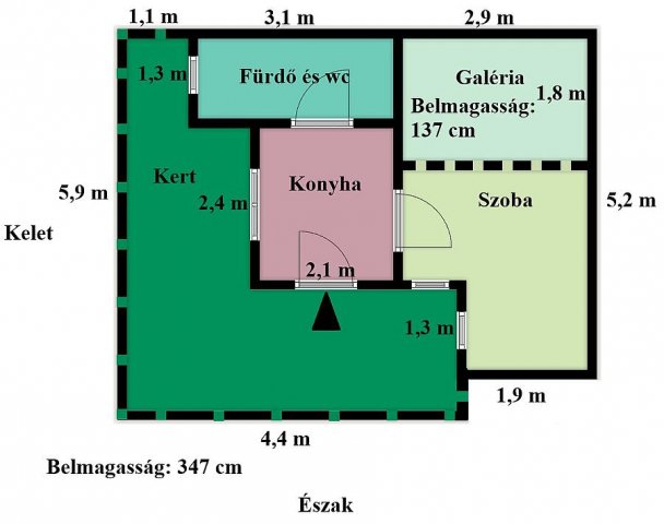 Eladó téglalakás, Budapesten, IV. kerületben 34.9 M Ft, 1 szobás