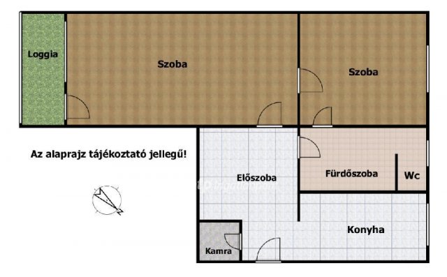 Eladó téglalakás, Budapesten, XX. kerületben 59.9 M Ft, 2 szobás