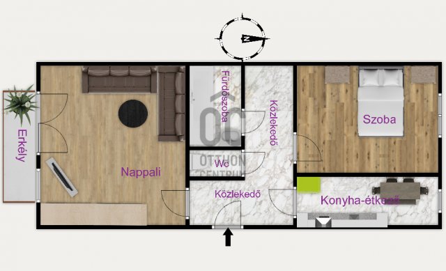 Eladó panellakás, Kincsesbányán 27.99 M Ft, 2 szobás