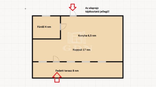 Eladó családi ház, Szigetmonostorban 32 M Ft, 1+2 szobás