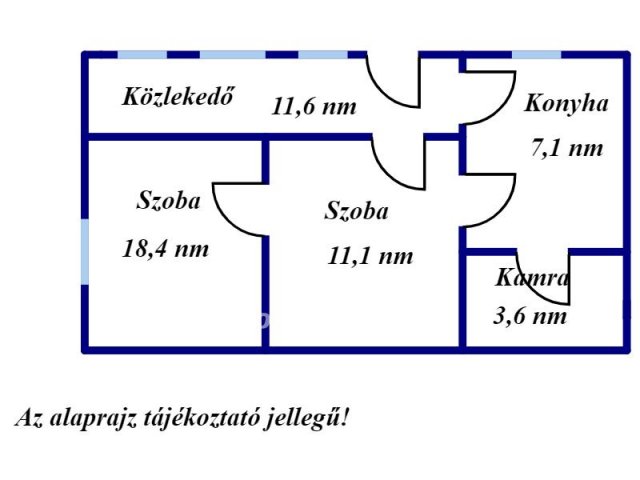 Eladó családi ház, Jászberényben 12.5 M Ft, 2 szobás