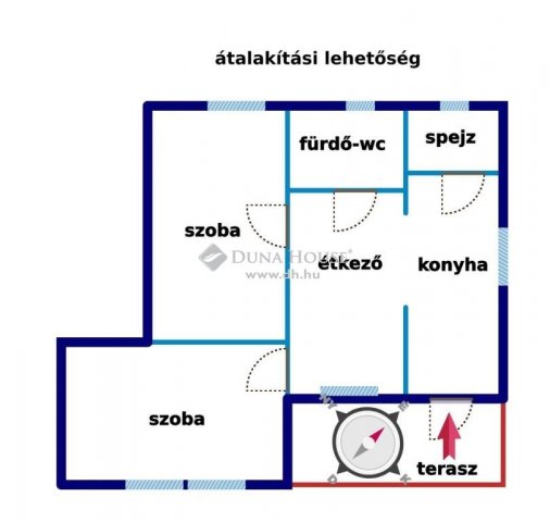 Eladó családi ház, Kecskeméten 20 M Ft, 2 szobás