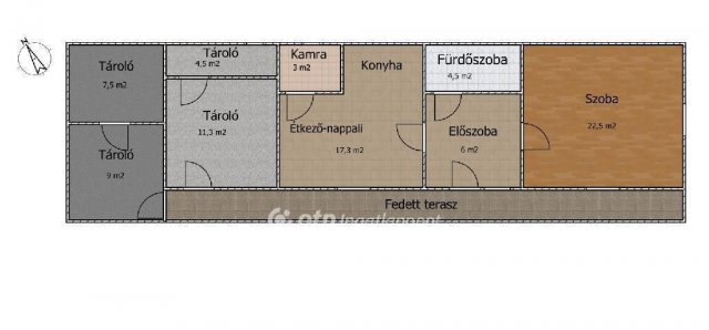 Eladó családi ház, Taksonyon 49.4 M Ft, 2 szobás