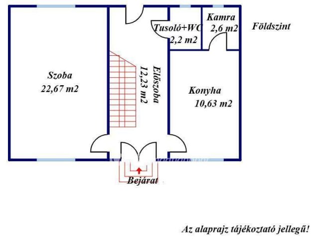 Eladó családi ház, Szarvason 55 M Ft, 2+2 szobás
