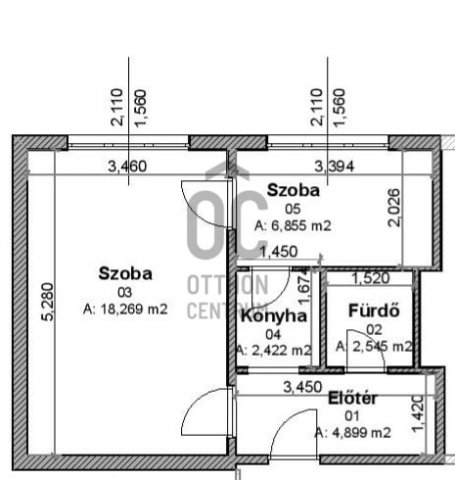 Eladó panellakás, Ózdon 7.25 M Ft, 2 szobás