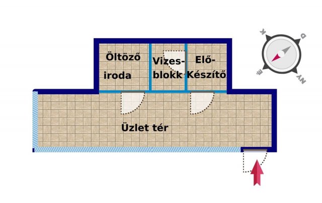 Eladó üzlethelyiség, Budapesten, XIII. kerületben 17.9 M Ft