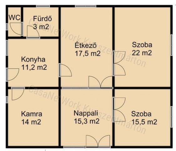 Eladó családi ház, Lakitelken 42.9 M Ft, 3 szobás