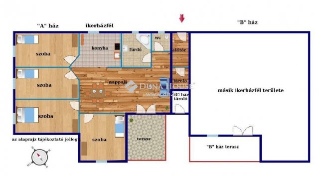 Eladó ikerház, Szigetszentmiklóson 81 M Ft, 2+3 szobás