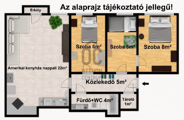 Eladó téglalakás, Budapesten, XV. kerületben 61.9 M Ft, 4 szobás