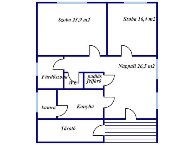 Eladó családi ház, Dencsházán 12.7 M Ft, 3 szobás