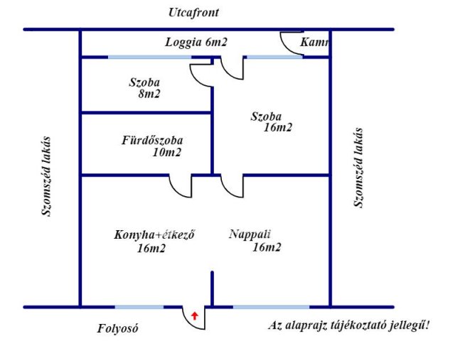 Eladó téglalakás, Békésen, Széchenyi téren 16.9 M Ft