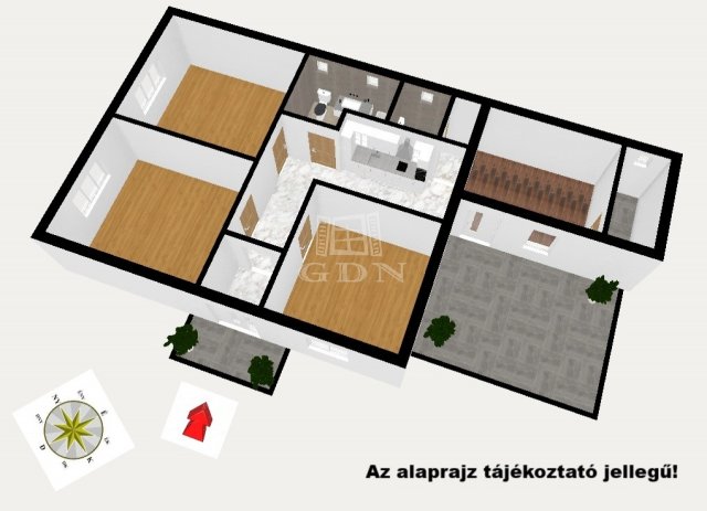 Eladó családi ház, Sülysápon 59.9 M Ft, 4 szobás