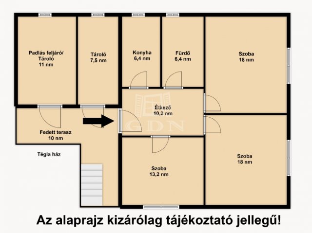 Eladó családi ház, Turán 54 M Ft, 6+1 szobás