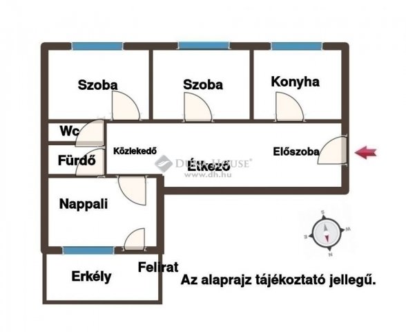 Eladó panellakás, Budapesten, XIX. kerületben 57.5 M Ft, 3 szobás