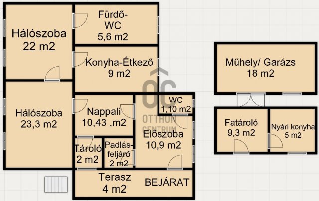 Eladó családi ház, Letenyén 32 M Ft, 3 szobás