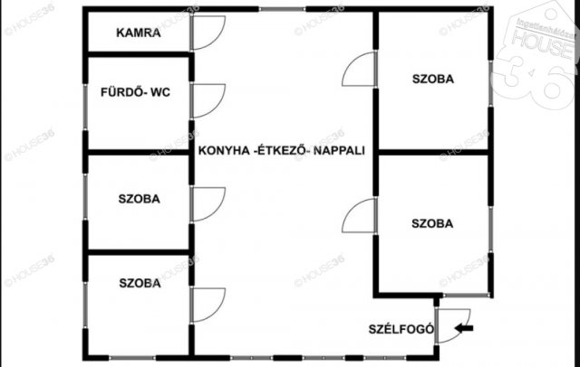 Eladó családi ház, Farmoson 85 M Ft, 5 szobás