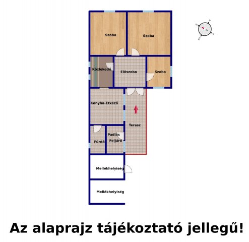 Eladó családi ház, Turán 27 M Ft, 3 szobás