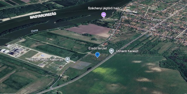 Eladó telek, Gönyűn 271.757 M Ft / költözzbe.hu