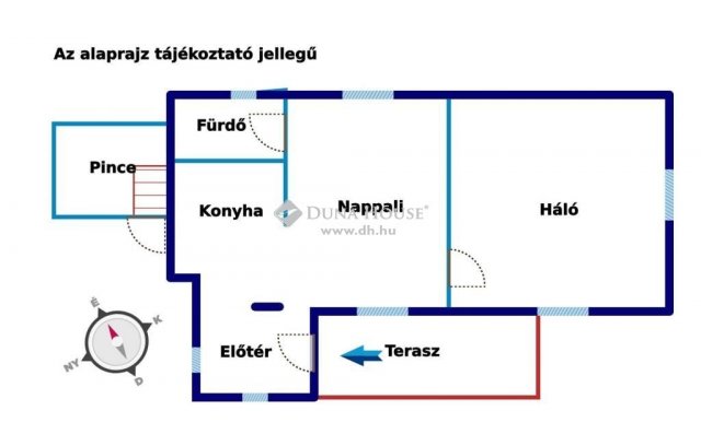 Eladó családi ház, Várpalotán 48 M Ft, 2 szobás