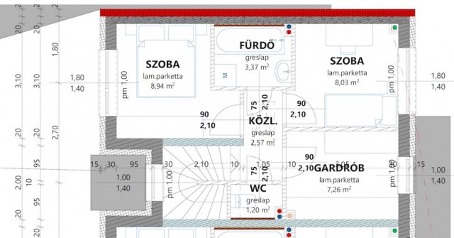 Eladó sorház, Székesfehérvárott, Tasnádi utcában 79.8 M Ft