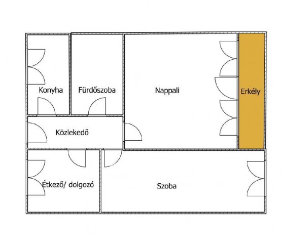 Eladó téglalakás, Egerben 40 M Ft, 2 szobás