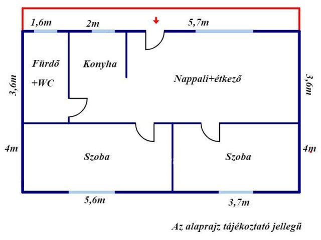 Eladó családi ház, Ballószögön 45.9 M Ft, 3 szobás