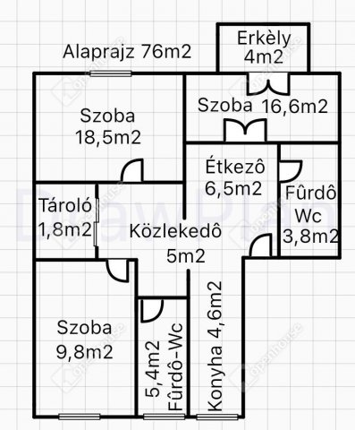 Eladó téglalakás, Zalakaroson 57.9 M Ft, 3 szobás