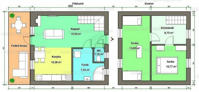 Eladó családi ház, Fóton, Mogyoró utcában 55.9 M Ft, 3 szobás