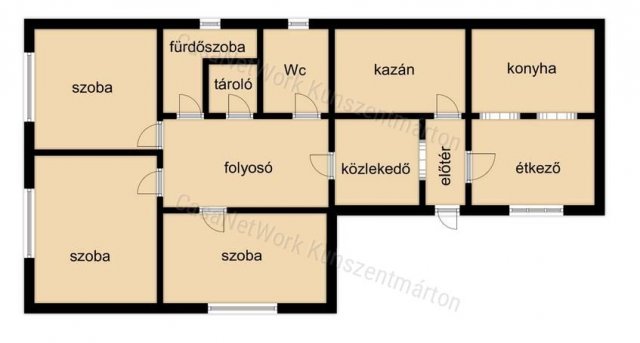 Eladó családi ház, Cibakházán 22 M Ft, 3 szobás