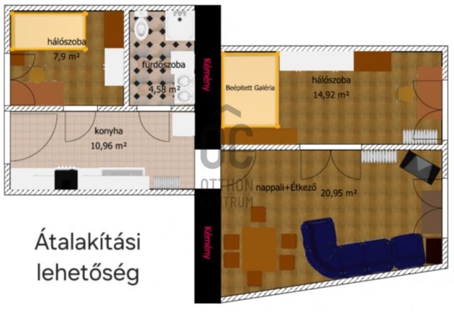 Eladó téglalakás, VIII. kerületben, Kis Stáció utcában