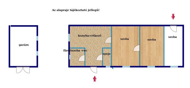 Eladó családi ház, Annavölgyben 16.6 M Ft, 3 szobás