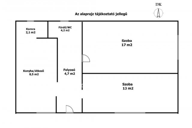 Eladó családi ház, Nagykőrösön 16.5 M Ft, 2 szobás
