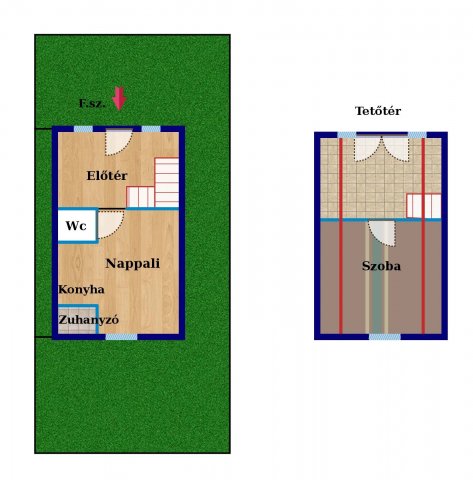 Eladó nyaraló, Törökbálinton 29.9 M Ft, 2 szobás