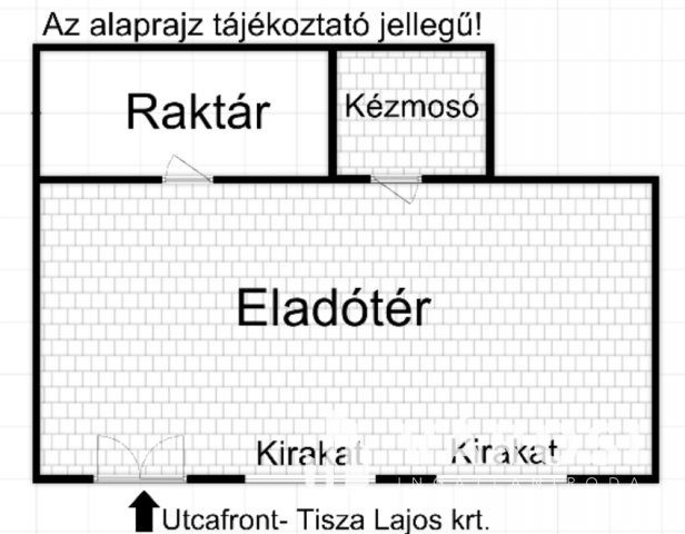 Kiadó üzlethelyiség, Szegeden 350 E Ft / hó