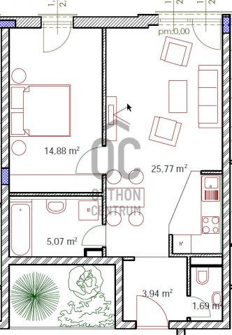 Eladó téglalakás, Budapesten, XX. kerületben 74.8 M Ft, 2 szobás