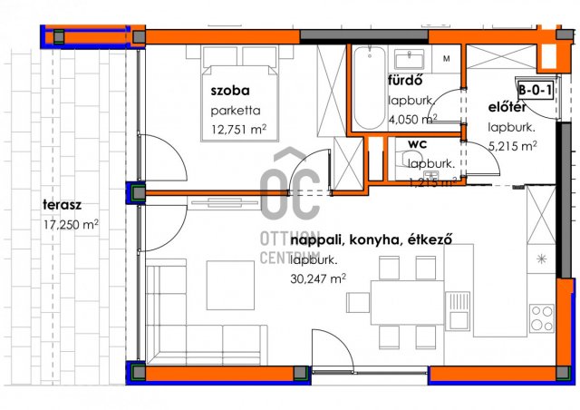 Eladó téglalakás, Balatonlelleén 74.1 M Ft, 2 szobás