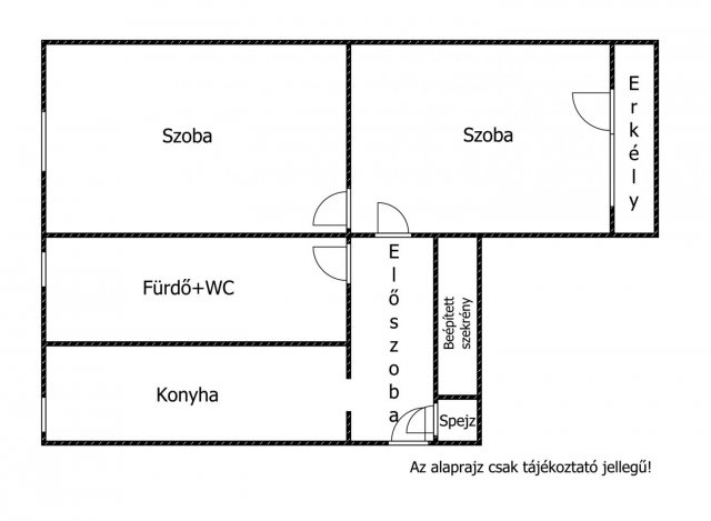 Kiadó téglalakás, albérlet, Debrecenben 230 E Ft / hó, 2 szobás