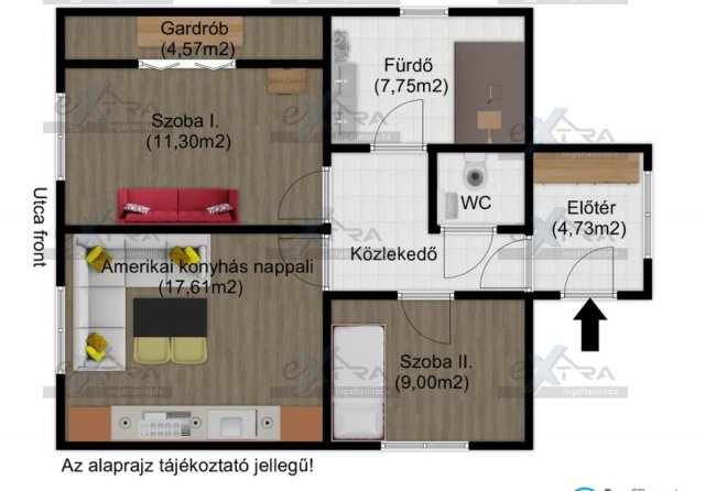 Eladó családi ház, Szegeden 58.7 M Ft, 3 szobás
