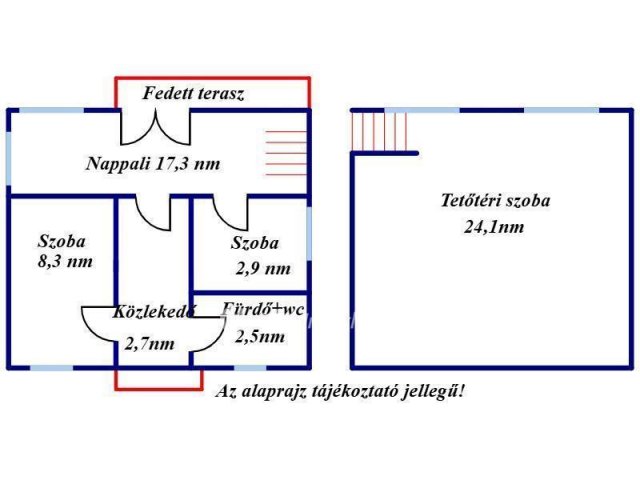 Eladó nyaraló, Tóalmáson 20 M Ft, 2+1 szobás