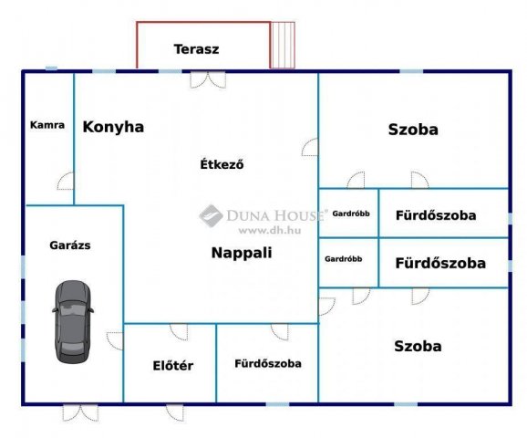 Eladó családi ház, Debrecenben 155 M Ft, 3 szobás