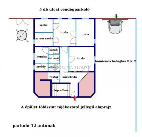 Eladó iroda, Budapesten, XIV. kerületben, Öv utcában 360 M Ft