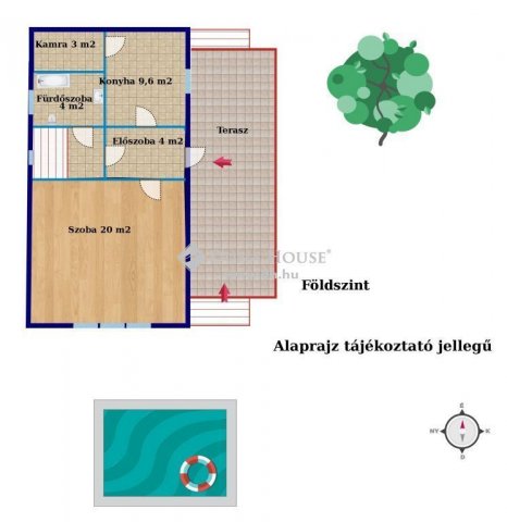 Eladó családi ház, Őrbottyánban 64.6 M Ft, 3 szobás