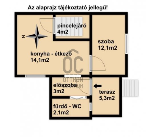 Eladó családi ház, Nagykanizsán 5.5 M Ft, 2 szobás