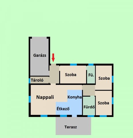 Eladó családi ház, Pomázon 103.9 M Ft, 4 szobás